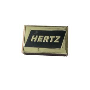 Vintage Matchbook Hertz Gold Black The Perfect Promotional Matchbook